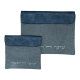POCHETTE BLEUE BI MATIERE