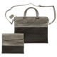 POCHETTE BLEUE BI MATIERE