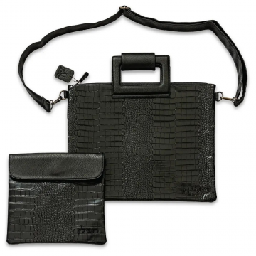 POCHETTE BLEUE BI MATIERE