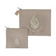 POCHETTE TALIT BEIGE BRESLEV EN LIN