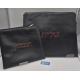 POCHETTE TALIT BLEUE FONCE PARCHEMIN