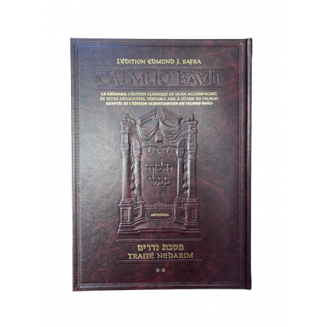 Guémara Nedarim tome 2 éditions artscroll hebreu français