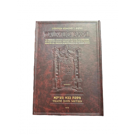 Guémara Bava Metsia tome 2 éditions artscroll hebreu français