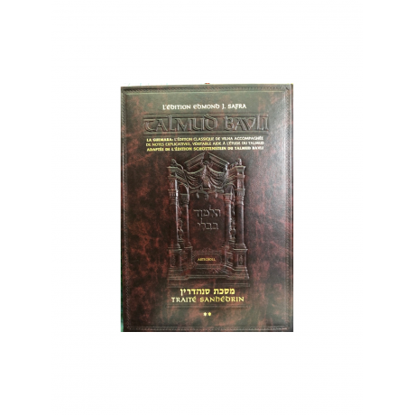 Guémara Sanhidrine tome 2 éditions artscroll hebreu français