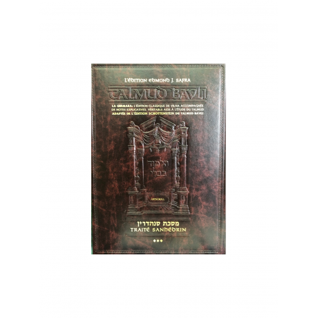 Guémara Sanhidrine tome 3 éditions artscroll hebreu français