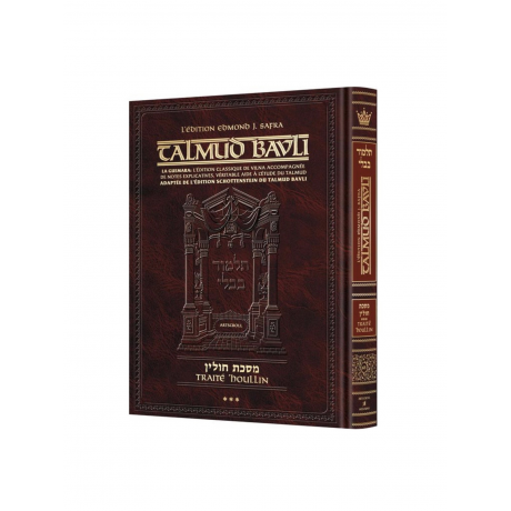 Guémara Houline tome 3 éditions artscroll hebreu français