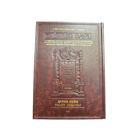 Guémara Pessa'him tome 2 éditions artscroll hebreu français