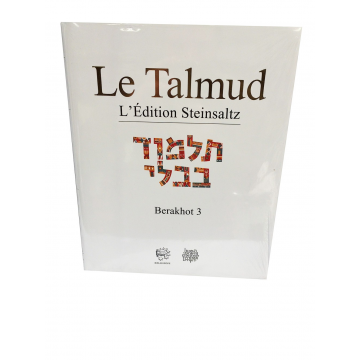 Le Talmud Berakhot 3 L'édition Steinsaltz